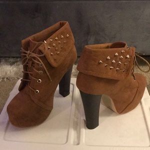 Spiked booties